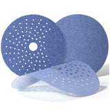 Sunmight Ceramic Film 6" Multi-Hole Vacuum Grip Sanding Discs, 5