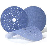 Sunmight Ceramic Film 6" Multi-Hole Vacuum Grip Sanding Discs, 5