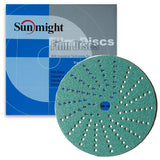 Sunmight Film 6" Multi-Hole Vacuum Grip Sanding Discs, 2
