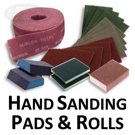 Scuff & Sponge Sanding Pads, Rolls and Discs