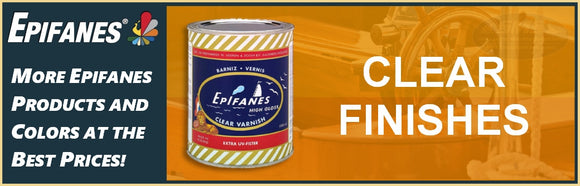 Epifanes Clear Finish and Varnish Collection