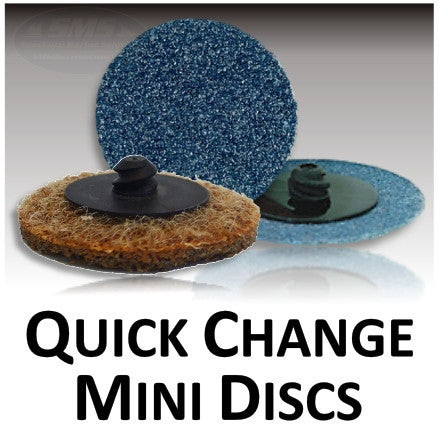 Quick Change Locking Mini Abrasive Discs