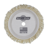 Buff and Shine 7.5" Wool Buff Pad, Compounding, 7503G, bottom grip view