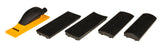 Mirka 2.75" x 8" Vacuum Sanding Block Contour Kit, MVHB38-K, 3
