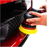 Buff and Shine 6" EdgeGuard Foam Buff Pad, Yellow, Polishing, 634EG