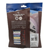 Buff & Shine 5.25" Uro Wool Purple 100% Knitted Wool Blend Pad, Cutting, 5KWP, back package, 1