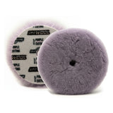 Buff & Shine 5.25" Uro Wool Purple 100% Knitted Wool Blend Pad, Cutting, 5KWP, front and back, 1