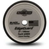 Buff & Shine 6" EdgeGuard Foam Buff Pad, Black, Final Finishing, 620EG, back, 1