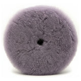 Buff & Shine 6" Uro Wool Purple 100% Knitted Wool Blend Pad, Cutting, 6KWP, front, 1