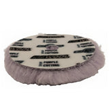 Buff & Shine 5.25" Uro Wool Purple 100% Knitted Wool Blend Pad, Cutting, 5KWP, side, 1