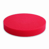 Buff & Shine 5.5" Euro Foam Red Flat Face Pad, Ultra Finishing, 521G, 5