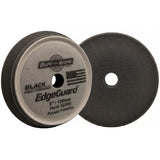 Buff & Shine 5" EdgeGuard Foam Buff Pad, Black, Final Finishing, 520EG, Front and Back Views, 1