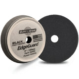 Buff & Shine 5" EdgeGuard Foam Buff Pad, Black, Final Finishing, 520EG, Front and Back Views, 1