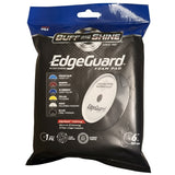 Buff & Shine 6" EdgeGuard Foam Buff Pad, Black, Final Finishing, 620EG, front packaging, 1