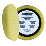 Buff and Shine 7.5" Center Ring Foam Hex-Face Buff Pad, Med. Cut, 630RH