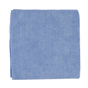 Buff & Shine Professional Edgeless Blue Microfiber Towels, 4-Pack, MF1B