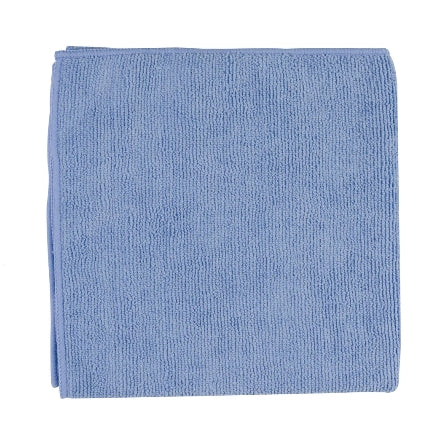 Buff & Shine Professional Edgeless Blue Microfiber Towels, 4-Pack, MF1B