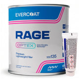 Evercoat Rage OPTEX Premium Filler Plus Hardener, 100135, new can label