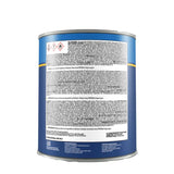 A 32 fl oz can of Evercoat Slick Sand 5001 Polyester Primer Surfacier, backside of can featuring a blue label with yellow and white text, on a solid white background.