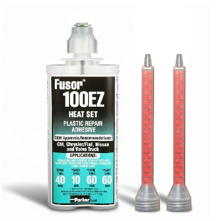 Fusor 100EZ Plastic Repair Epoxy Adhesive, Heat Set, 210ml
