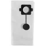 Indasa Fleece Dust Bags for LPE45 Dust Extractor, 5‑Pack, 558799, front view, folded