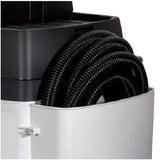 Indasa LPE45 Mobile Dust Extraction System + Hose Assembly, 592526, close up of bin for storing vacuum hose