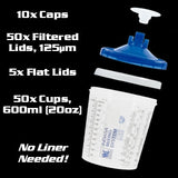 Indasa Mixing System Kit, 125µm Blue Filter, 600ml (20oz) Size, 611265, 2