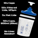 Indasa Mixing System Kit, 125µm Blue Filter, 800ml (28oz) Size, 611272, 2