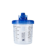 Indasa Mixing System Kit, 125µm Blue Filter, 200ml (7oz) Size, 611241, cup and lid filter