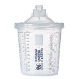 Indasa Mixing System Kit, 190µm Clear Filter, 600ml (20oz) Size, 611302, Cup and Filter Lid