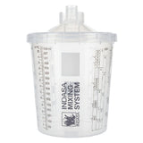Indasa Mixing System Kit, 190µm Clear Filter, 800ml (28oz) Size, 611319, Cup and Filter Lid
