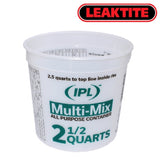 Leaktite 2.5 Quart Multi-Mix Container, 5M3