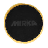 Mirka 6" Lambswool Pro Yellow Polishing Buff Pad, 2-Pack, MPADLWY-7, back view