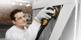 Mirka Iridium 4" x 6" x 6" 36-Hole Delta Sanding Triangles in action, 3