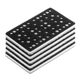Mirka 3" x 4" x 0.28" 33-Hole Foam Interface Pad, 9934, 5-Pack