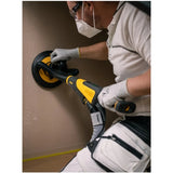 Mirka LEROS-S Short 950XCV 9" 5mm Electric Sander, MIW95021BAUS, tool in action image, 3