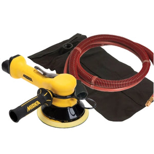 Mirka MR 6" 2-Hand Sander, Self-Generating Vacuum, 10mm RO, MR-610THSGV