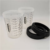 Mirka Outer Cup with Collar 2-Pack for Paint Cup Systems, 180ml