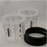 Mirka Outer Cup with Collar 2-Pack for Paint Cup Systems, 650ml