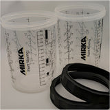 Mirka Outer Cup with Collar 2-Pack for Paint Cup Systems, 850ml