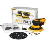 Mirka PROS 6" Sander, Vacuum-Ready, 2.5mm, MRP-625CV, package contents