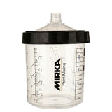 Mirka PCS Paint Cup System Complete Kit 650 ml (22 oz) with 125 μm Filter, 9190170650