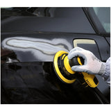 Mirka PROS 6" Sander, Self-Generating Vacuum, sanding a car panel