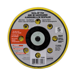 Norton 5" Multi-Hole Grip Backup Sanding Pad, 76000