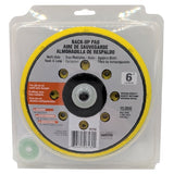Norton 6" Multi-Hole Grip Backup Sanding Pad, 06160, 3