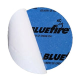 Norton BlueFire H875P Z/A 6" Solid PSA Discs, 40 Grit, 23574, backing showing peel away paper