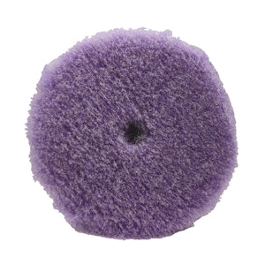 Presta 5.25" PACE Purple Foamed Wool Heavy Cut Orbital Pad, front, 890193