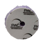 Presta 5.25" PACE Purple Foamed Wool Heavy Cut Orbital Pad, back, 890193