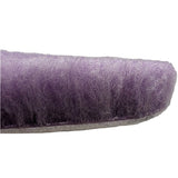 Presta 6.25" PACE Purple Foamed Wool Heavy Cut Orbital Pad, side view, 890197