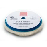 RUPES 6.5" Cut & Finish Wool Pad for LH19E Rotary Tool with 6.0" Backing Plate, 9.BL180F